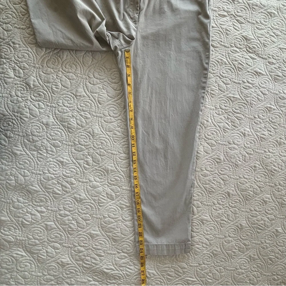 Talbots Beige Perfect Crop Pant